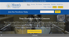 Desktop Screenshot of moorespharmacy.com